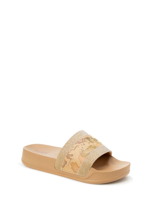 Slide slippers with Geo Classic fabric logo ALVIERO MARTINI | N18900513X124